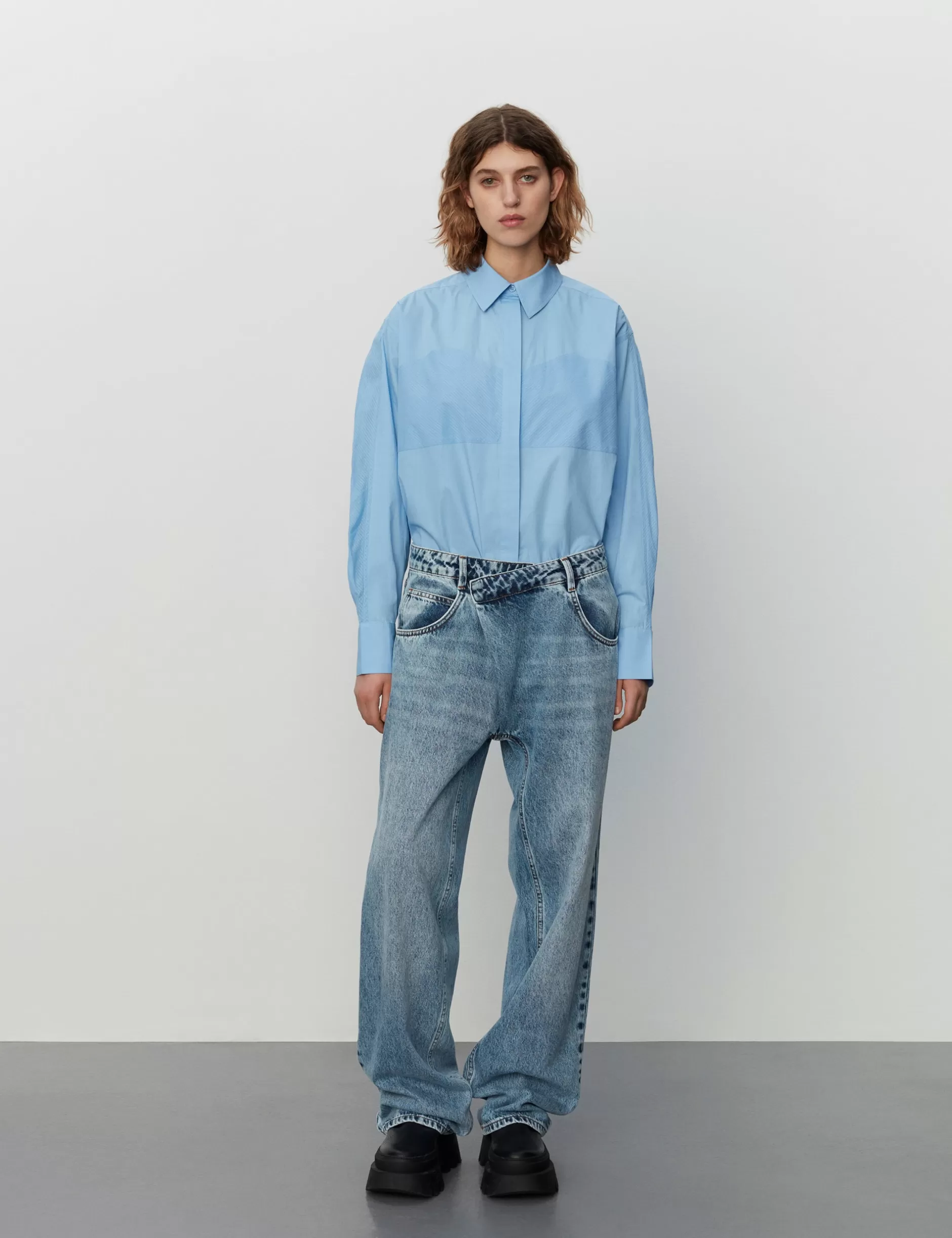 Dame DAY Birger et Mikkelsen Bukser | 2ND Fennec TT - Ocean Blue Denim