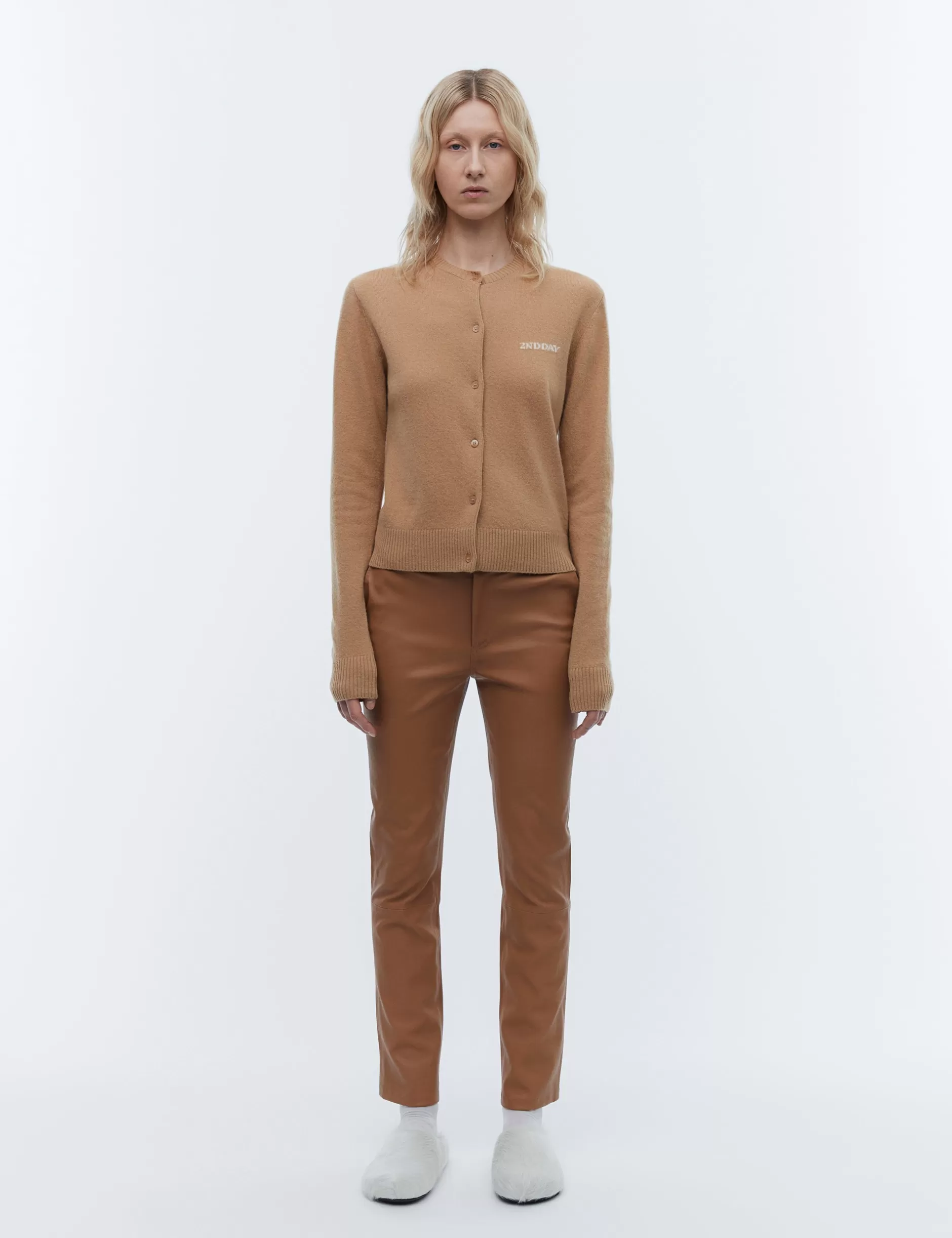 Dame DAY Birger et Mikkelsen Bukser | 2ND Leya - Refined Stretch Leather