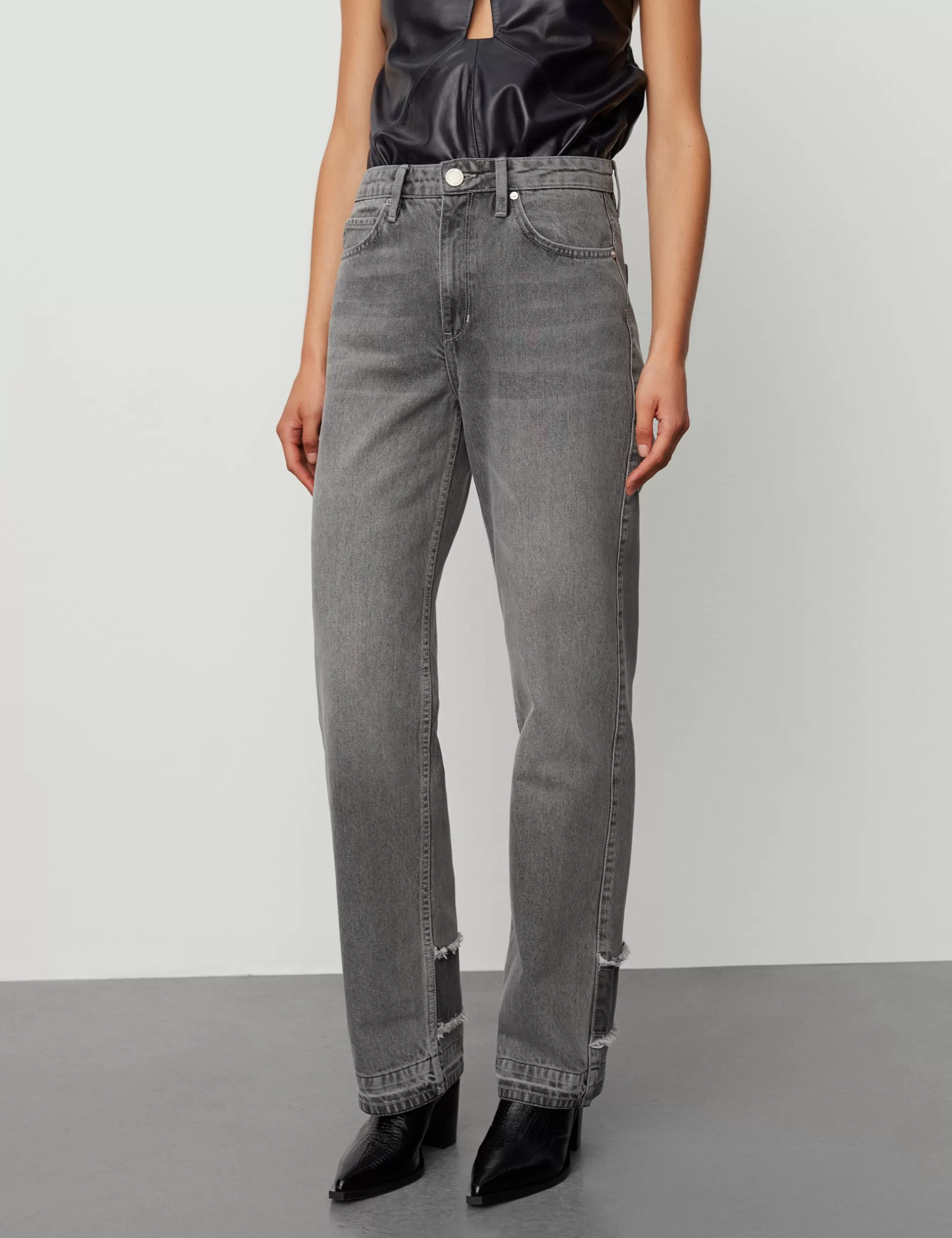 Dame DAY Birger et Mikkelsen Bukser | 2ND Raven Long TT - Slate Denim