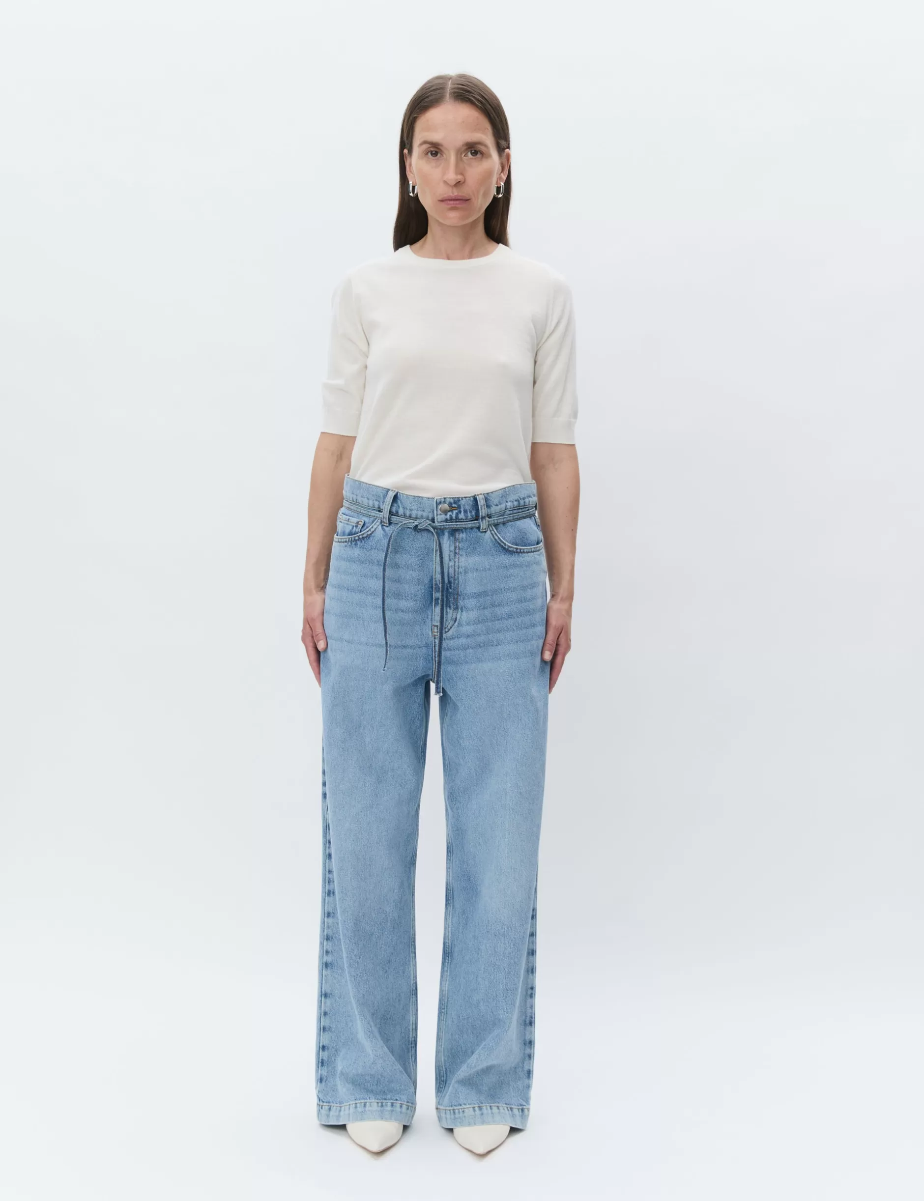 Dame DAY Birger et Mikkelsen Bukser | Elijah - Blue Soft Denim