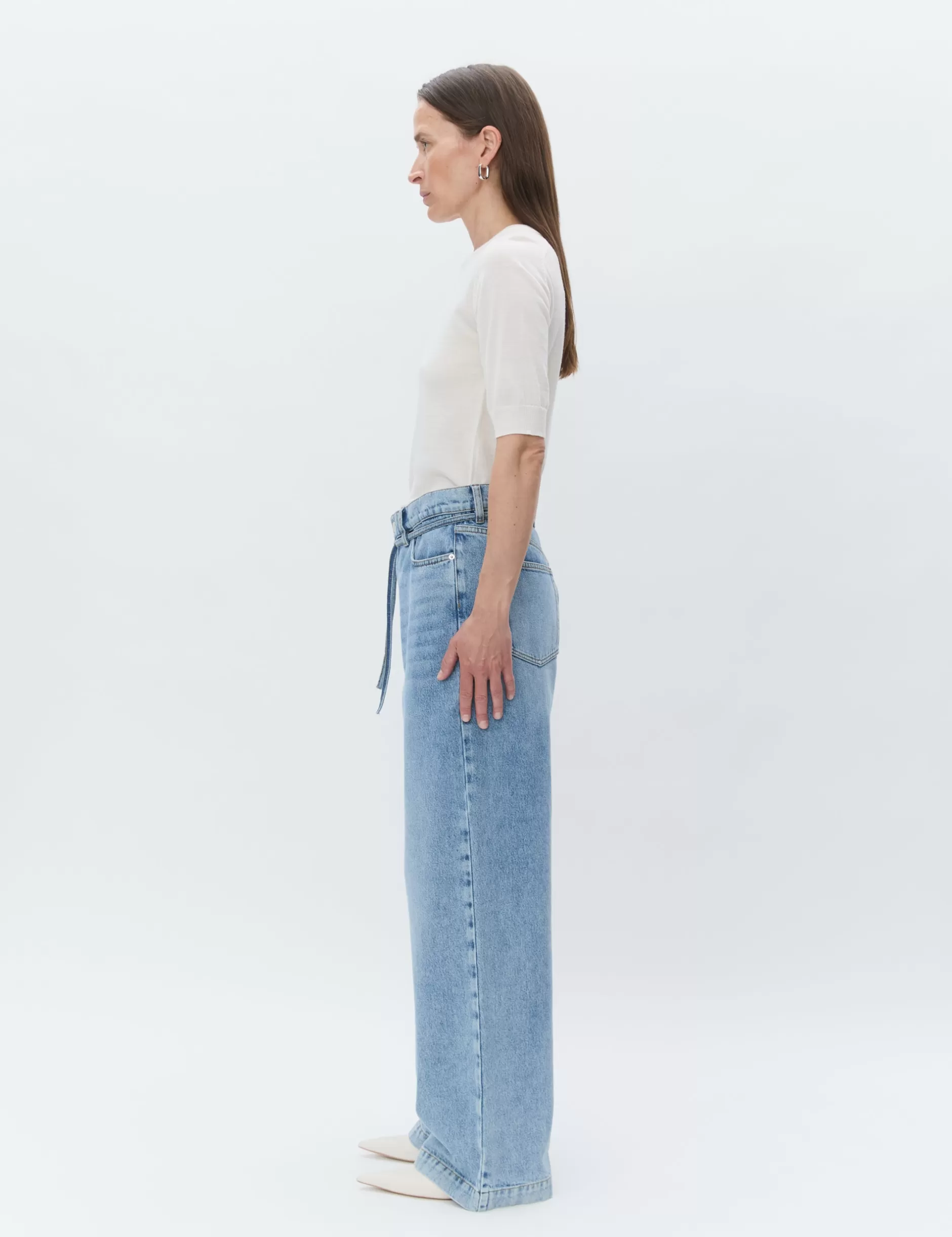 Dame DAY Birger et Mikkelsen Bukser | Elijah - Blue Soft Denim