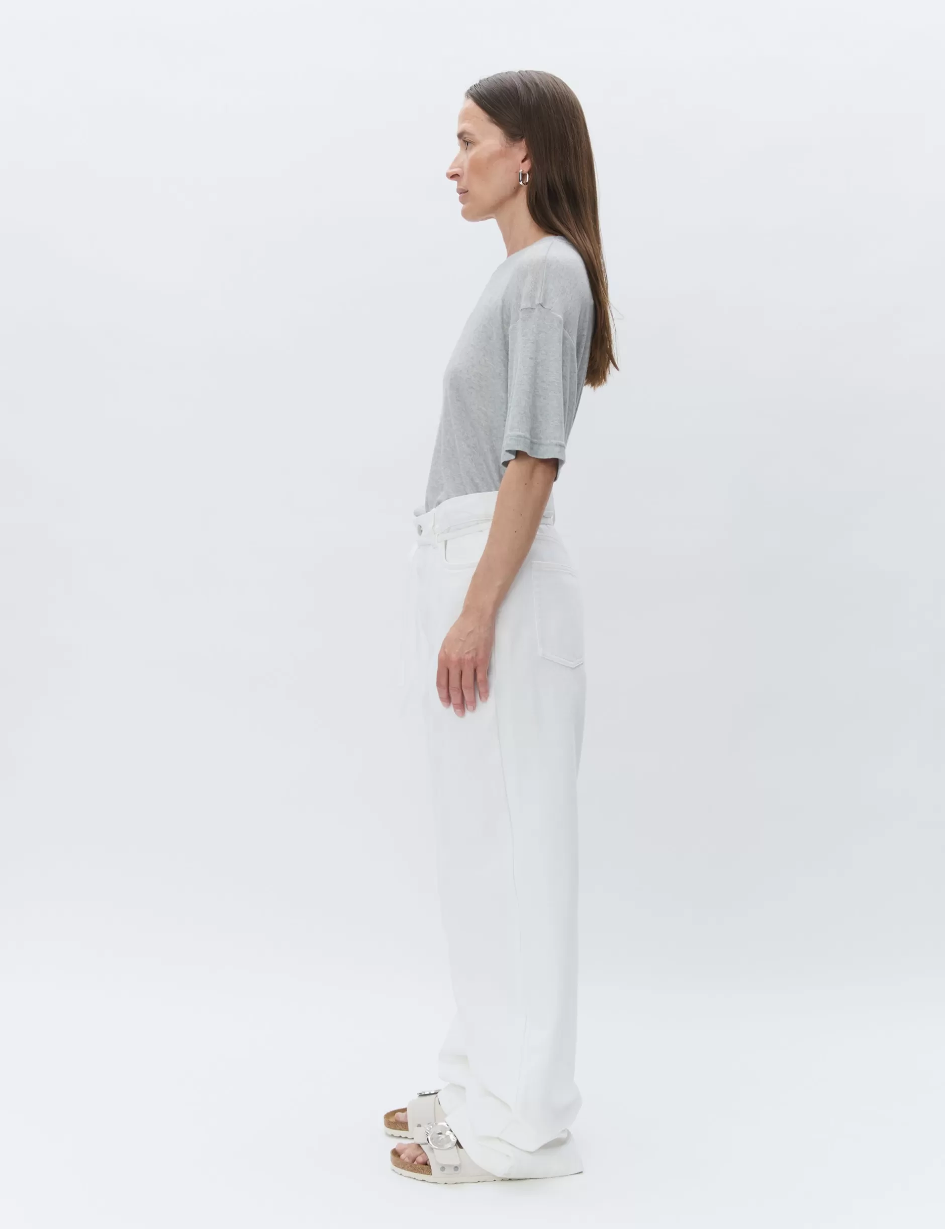 Dame DAY Birger et Mikkelsen Bukser | Elijah - Winter White Denim