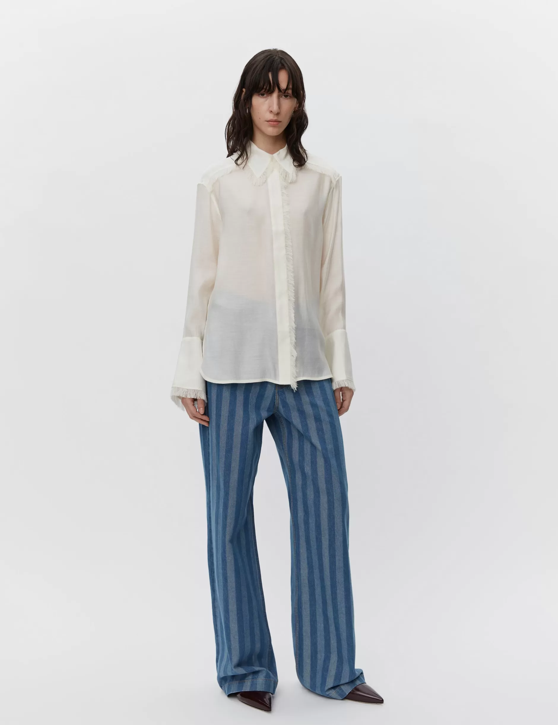 Dame DAY Birger et Mikkelsen Skjorter Og Toppe | Havanna - Sheer Fringes