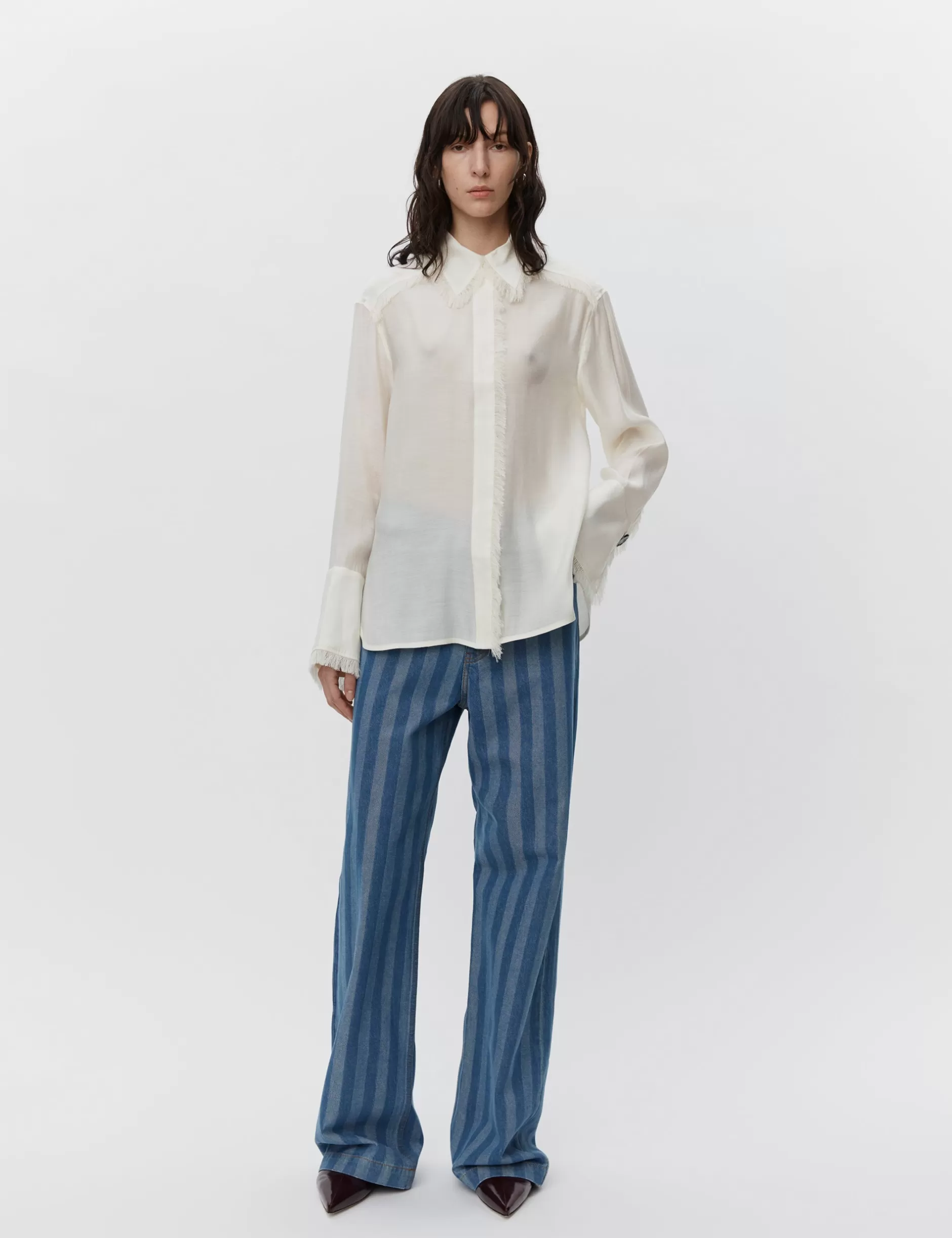 Dame DAY Birger et Mikkelsen Skjorter Og Toppe | Havanna - Sheer Fringes