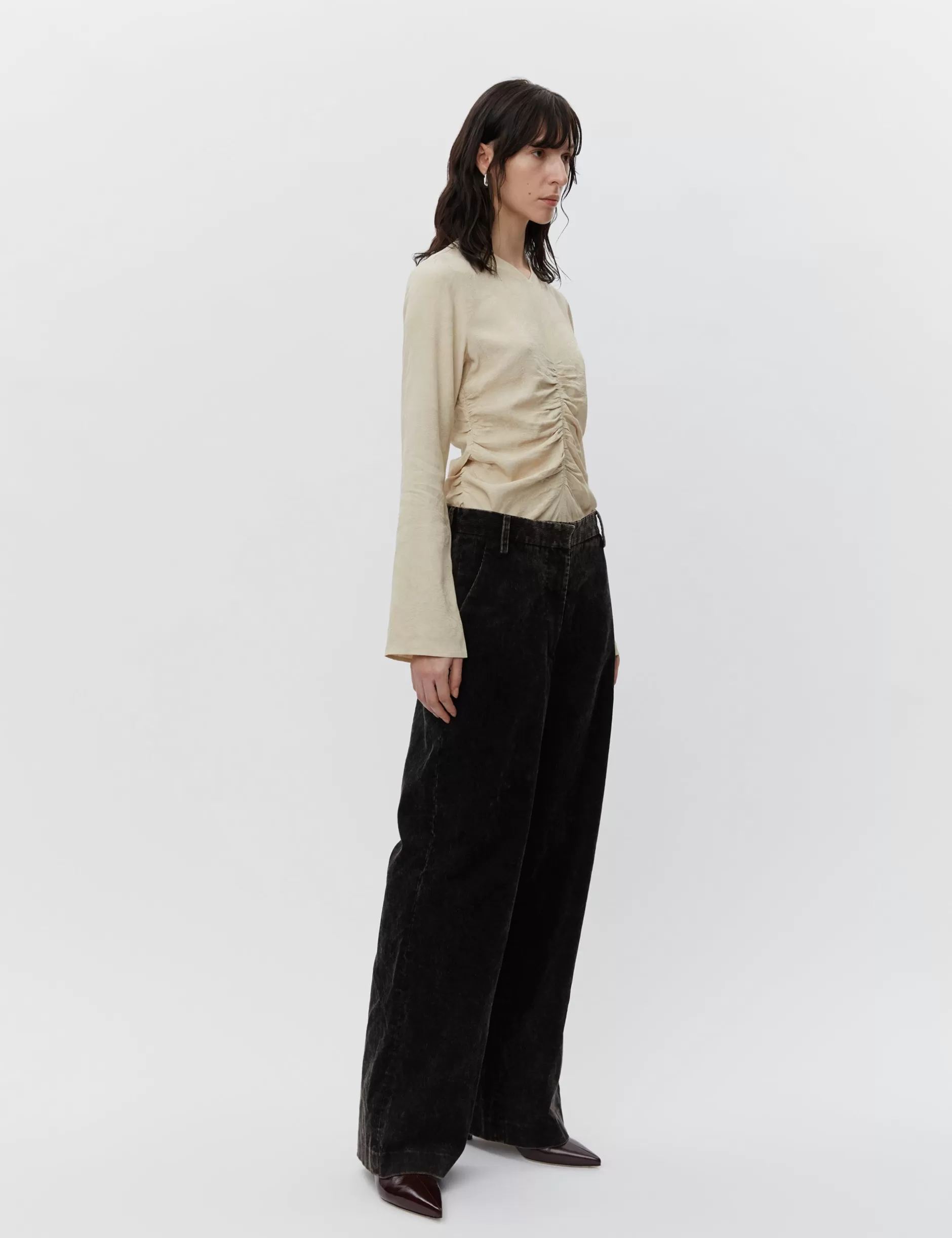 Dame DAY Birger et Mikkelsen Bukser | Jade - Contemporary Corduroy Washed