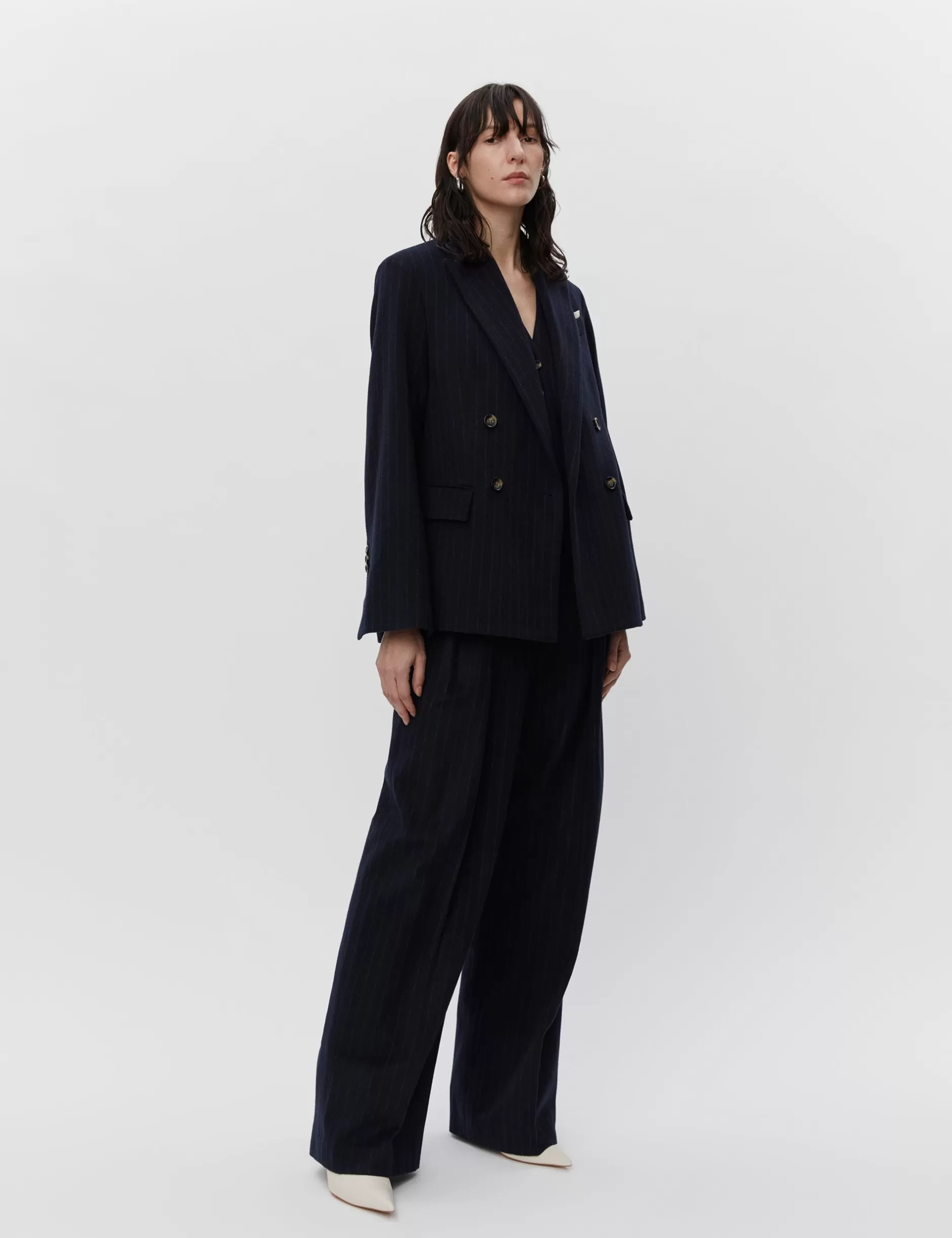 Dame DAY Birger et Mikkelsen Blazere | Preston - Woolen Pinstripe